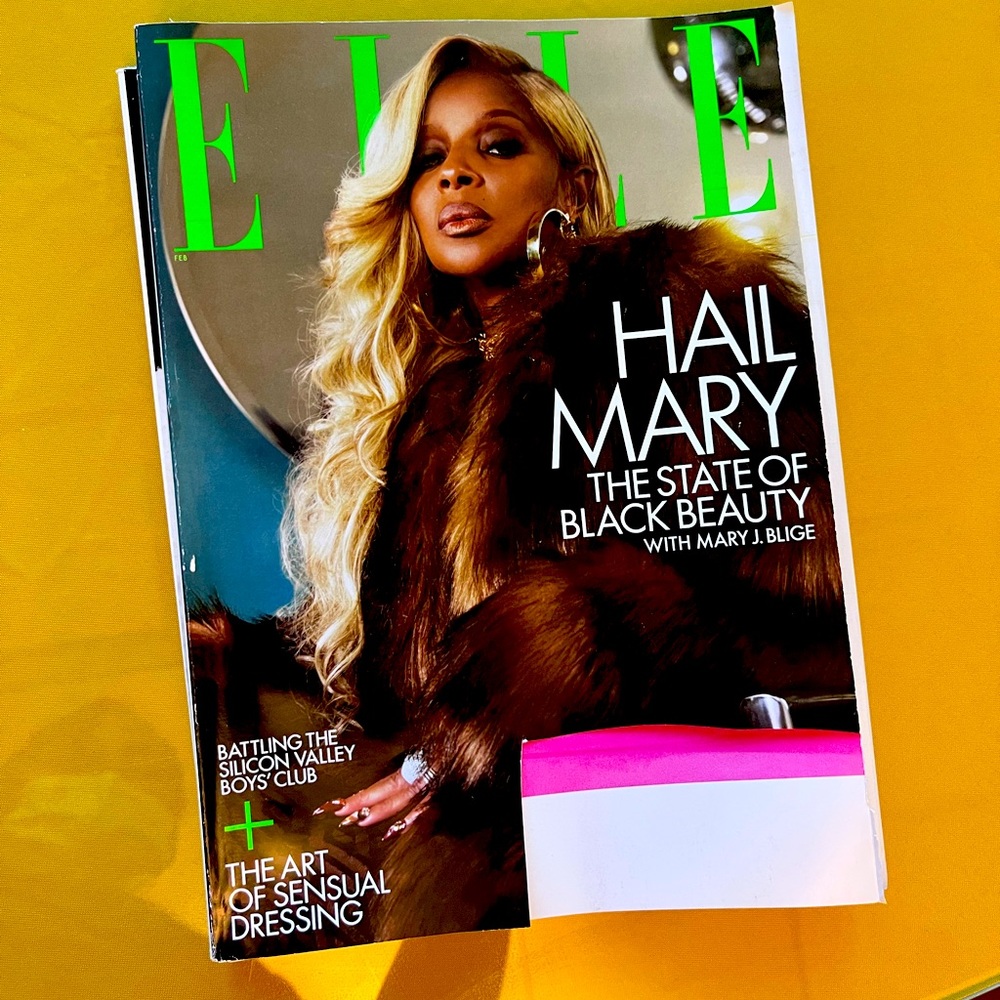 Elle Magazine 2022 Hail Mary The Statue Of Black Beauty